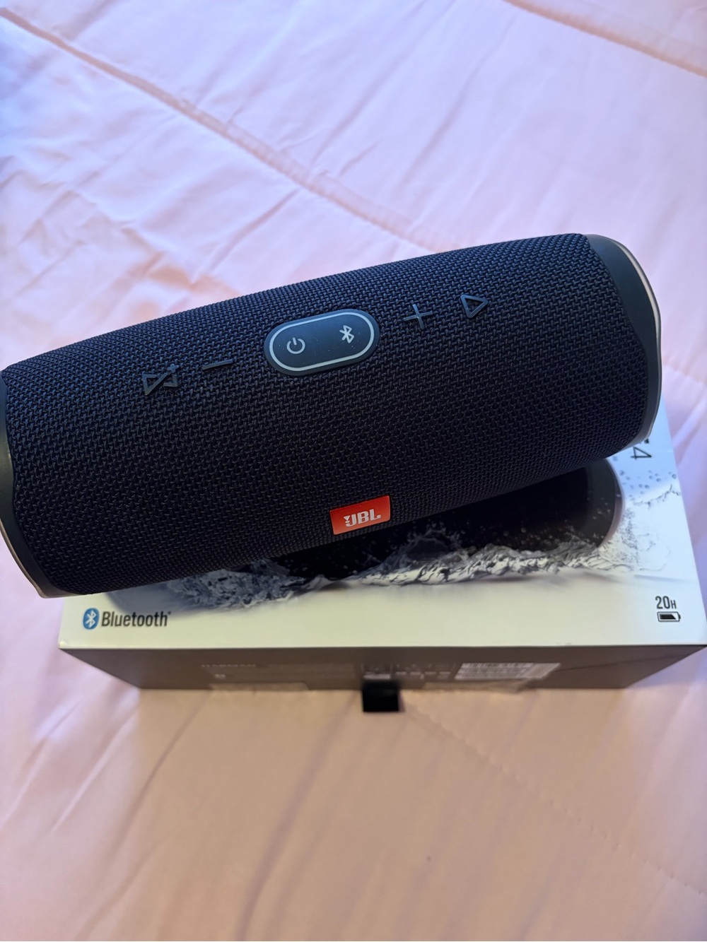 JBL Charge 4 Portable Bluetooth Speaker - Black